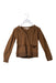 A Brown Cardigans from Bonpoint in size 4T for girl. (Front View)