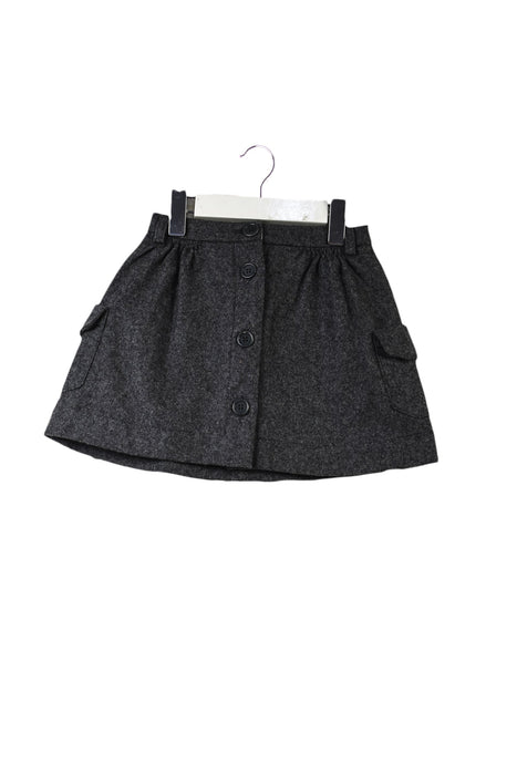 A Grey Short Skirts from Bonpoint in size 4T for girl. (Front View)