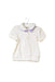A Beige Short Sleeve Tops from Nicholas & Bears in size 6-12M for girl. (Front View)