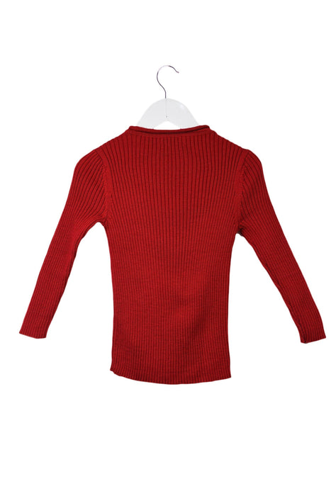 A Red Knit Sweaters from Nicholas & Bears in size 2T for girl. (Back View)