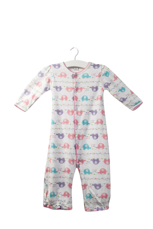 A White Onesies from Kissy Kissy in size 0-3M for girl. (Front View)