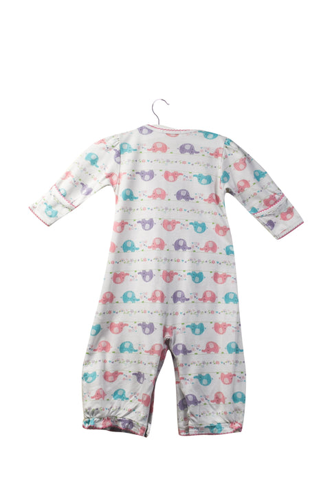 A White Onesies from Kissy Kissy in size 0-3M for girl. (Back View)