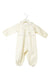 A Ivory Long Sleeve Jumpsuits from Chickeeduck in size 6-12M for girl. (Front View)
