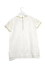 A White Short Sleeve Dresses from Gingersnaps in size 2T for girl. (Back View)