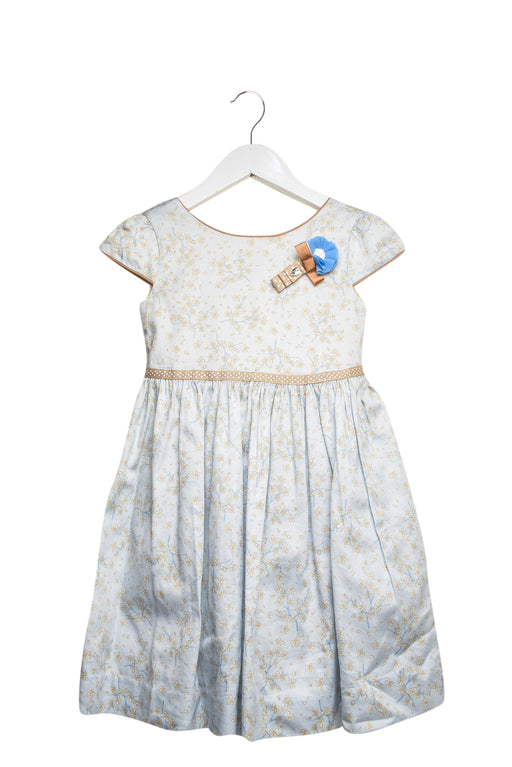 A Blue Short Sleeve Dresses from Periwinkle in size 2T for girl. (Front View)