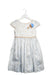 A Blue Short Sleeve Dresses from Periwinkle in size 2T for girl. (Front View)