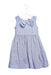 A Blue Sleeveless Dresses from Periwinkle in size 2T for girl. (Front View)