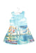 A Blue Sleeveless Dresses from Gingersnaps in size 2T for girl. (Front View)
