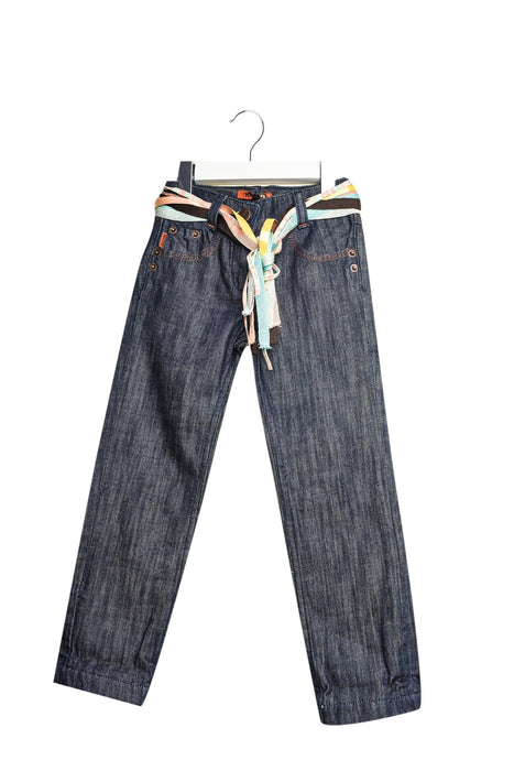 A Blue Jeans from Missoni in size 4T for girl. (Front View)