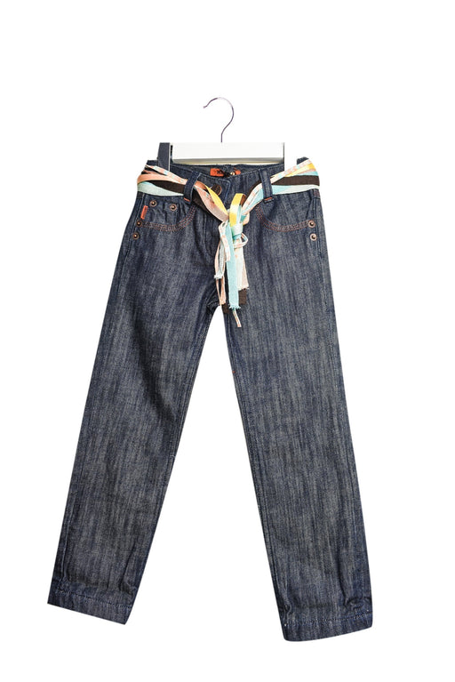 A Blue Jeans from Missoni in size 4T for girl. (Front View)
