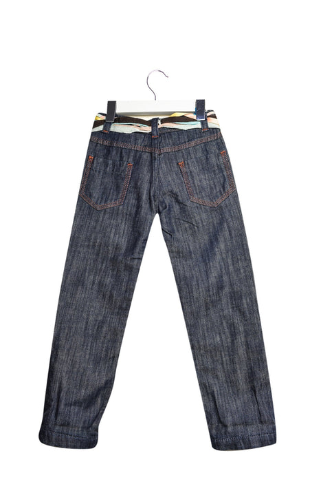 A Blue Jeans from Missoni in size 4T for girl. (Back View)