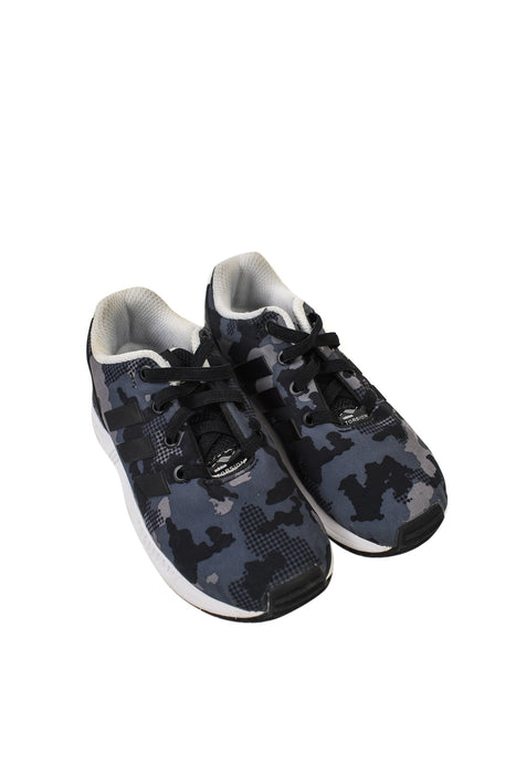 A Navy Sneakers from Adidas in size 4T for neutral. (Front View)