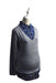 A Blue Long Sleeve Tops from Mamaway in size S for maternity. (Front View)