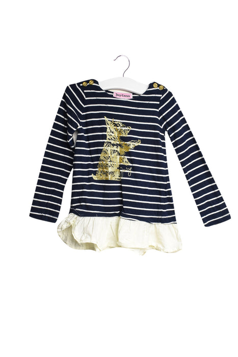 A Navy Long Sleeve Tops from Juicy Couture in size 18-24M for girl. (Front View)