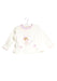 A White Long Sleeve Tops from Chicco in size 6-12M for girl. (Front View)