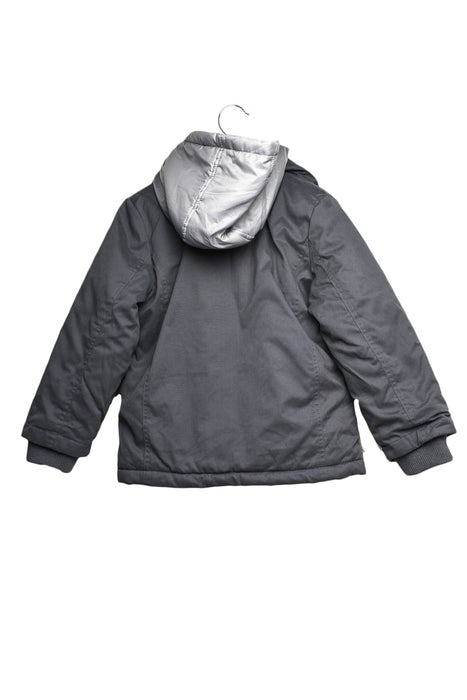 A Grey Puffer/Quilted Jackets from Chicco in size 4T for neutral. (Back View)