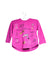 A Purple Long Sleeve Tops from Ferrari in size 3-6M for girl. (Front View)