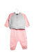 A Grey Pants Sets from Ferrari in size 3-6M for girl. (Front View)