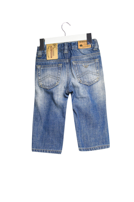 A Blue Jeans from Armani Baby in size 3-6M for girl. (Back View)