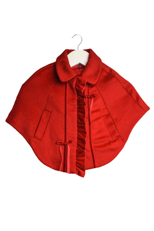 A Red Capes & Ponchos from Nicholas & Bears in size 12-18M for girl. (Front View)