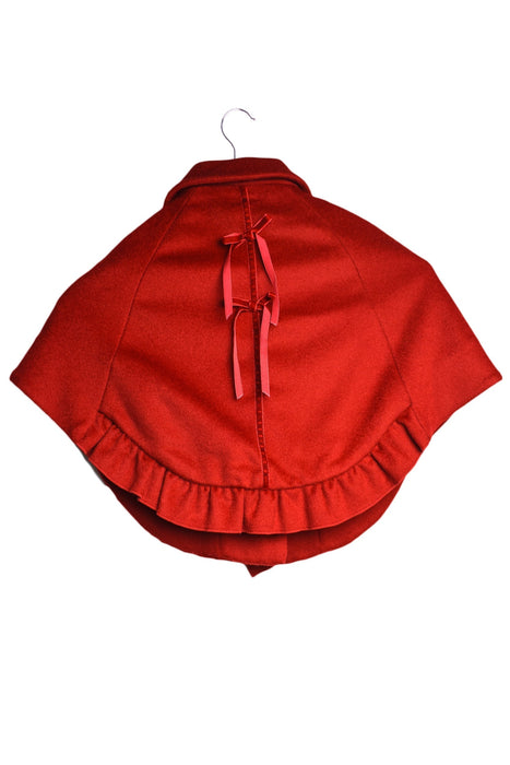 A Red Capes & Ponchos from Nicholas & Bears in size 12-18M for girl. (Back View)
