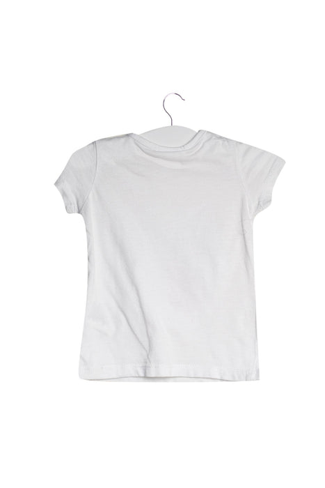 A White Short Sleeve T Shirts from Seed in size 0-3M for girl. (Back View)