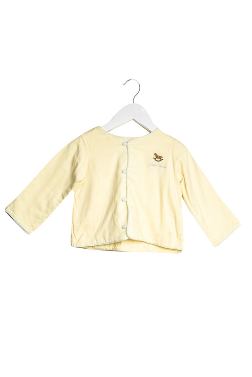 A Yellow Long Sleeve Tops from Ralph Lauren in size 6-12M for girl. (Front View)