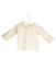A Ivory Long Sleeve Tops from Bonpoint in size 6-12M for girl. (Front View)