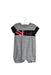 A Grey Short Sleeve Rompers from Nicholas & Bears in size 3-6M for boy. (Front View)
