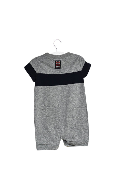 A Grey Short Sleeve Rompers from Nicholas & Bears in size 3-6M for boy. (Back View)