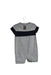 A Grey Short Sleeve Rompers from Nicholas & Bears in size 3-6M for boy. (Back View)