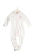 A White Long Sleeve Jumpsuits from Armani in size 6-12M for girl. (Front View)