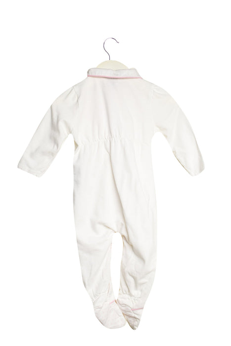 A White Long Sleeve Jumpsuits from Armani in size 6-12M for girl. (Back View)