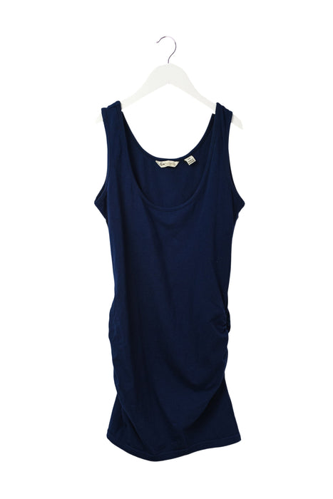 A Blue Sleeveless Tops from Ripe in size XS for maternity. (Front View)