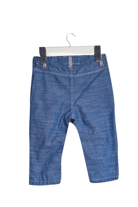 A Blue Casual Pants from La Compagnie des Petits in size 3-6M for girl. (Back View)