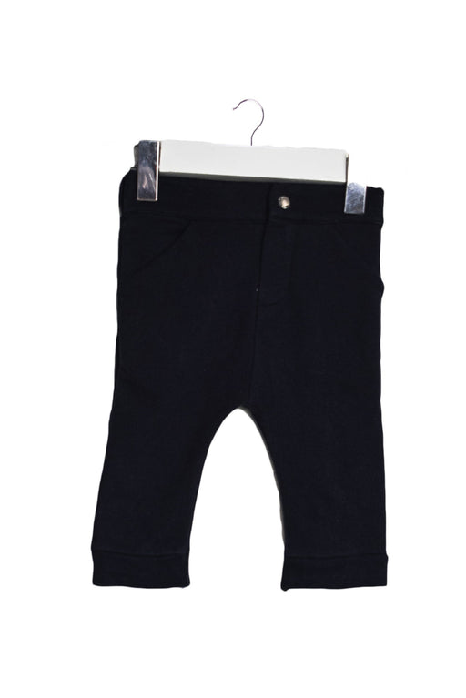 A Navy Sweatpants from Jacadi in size 3-6M for boy. (Front View)
