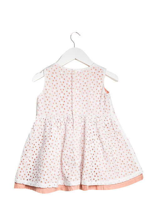 A White Sleeveless Dresses from Barneys New York in size 18-24M for girl. (Back View)
