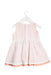 A White Sleeveless Dresses from Barneys New York in size 18-24M for girl. (Back View)