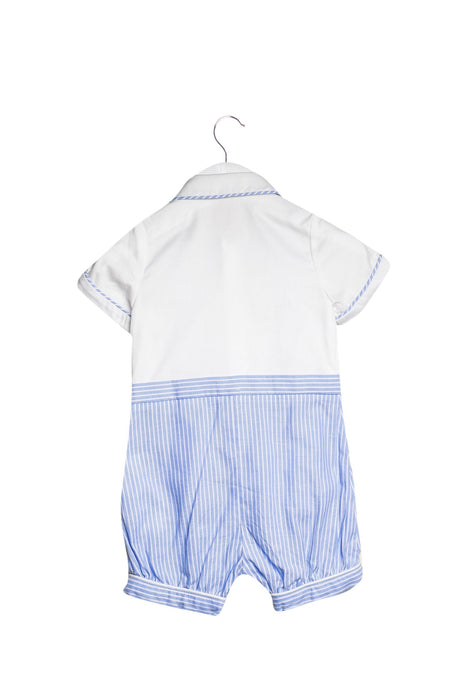 A Blue Short Sleeve Rompers from Nicholas & Bears in size 3-6M for boy. (Back View)