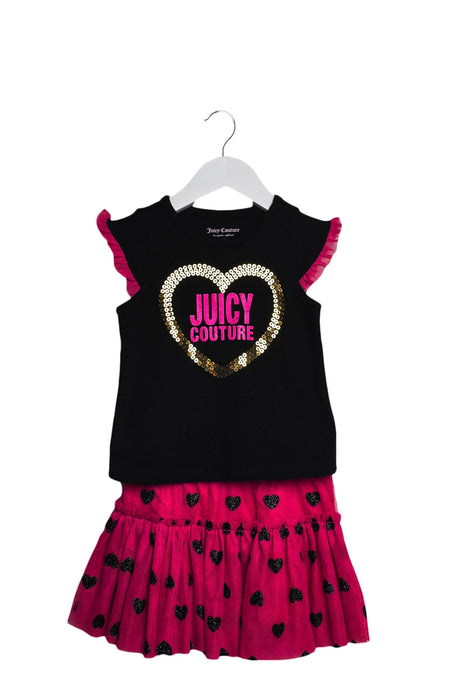A Black Skirt Sets from Juicy Couture in size 2T for girl. (Front View)