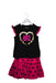 A Black Skirt Sets from Juicy Couture in size 2T for girl. (Front View)