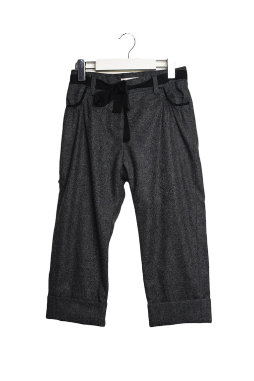 A Grey Casual Pants from Bonpoint in size 6T for girl. (Front View)