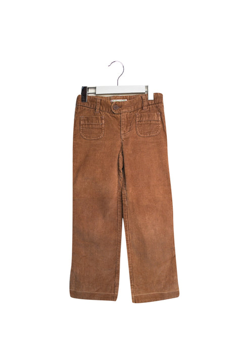 A Brown Casual Pants from Bonpoint in size 4T for girl. (Front View)