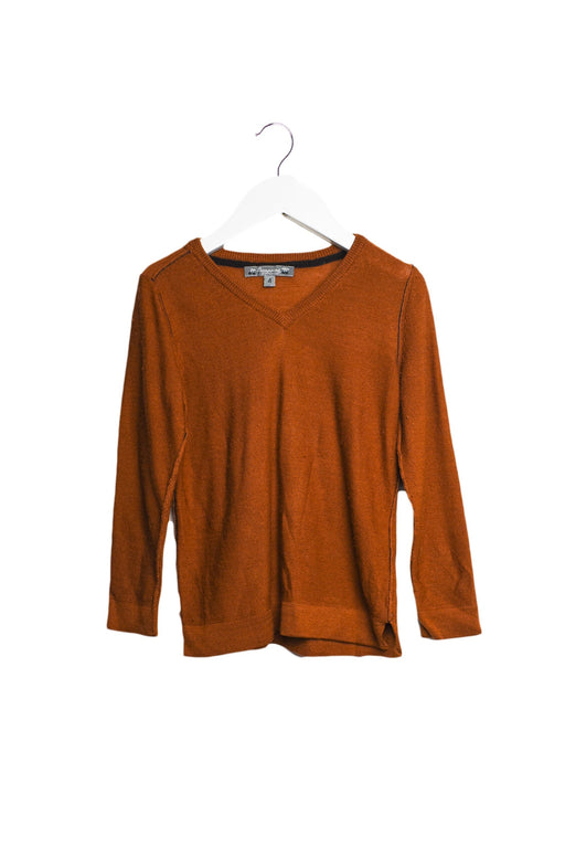 A Brown Knit Sweaters from Bonpoint in size 4T for neutral. (Front View)