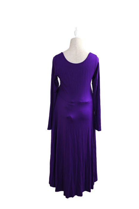 A Purple Long Sleeve Dresses from Rachel Pally in size L for maternity. (Back View)