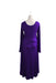 A Purple Long Sleeve Dresses from Rachel Pally in size L for maternity. (Back View)