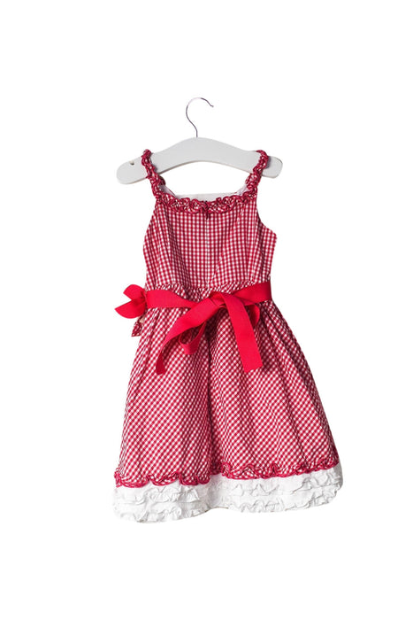 A Pink Sleeveless Dresses from Nicholas & Bears in size 12-18M for girl. (Back View)