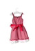 A Pink Sleeveless Dresses from Nicholas & Bears in size 12-18M for girl. (Back View)