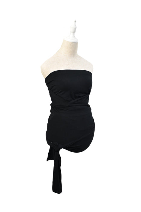 A Black Sleeveless Tops from Isabella Oliver in size XS for maternity. (Front View)