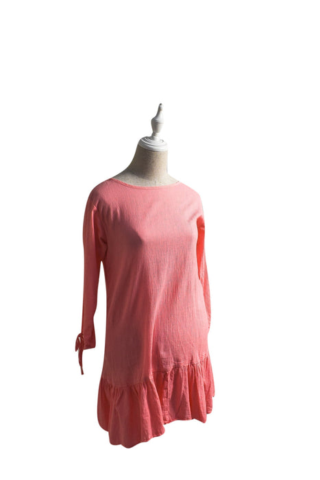 A Pink Long Sleeve Dresses from Mayarya in size XS for maternity. (Front View)